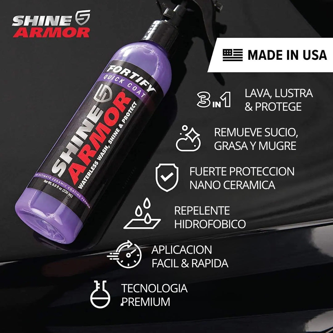 Spray Protector Nanotecnológico con Brillo Espejo para Autos – Efecto Profesional sin Pulidora